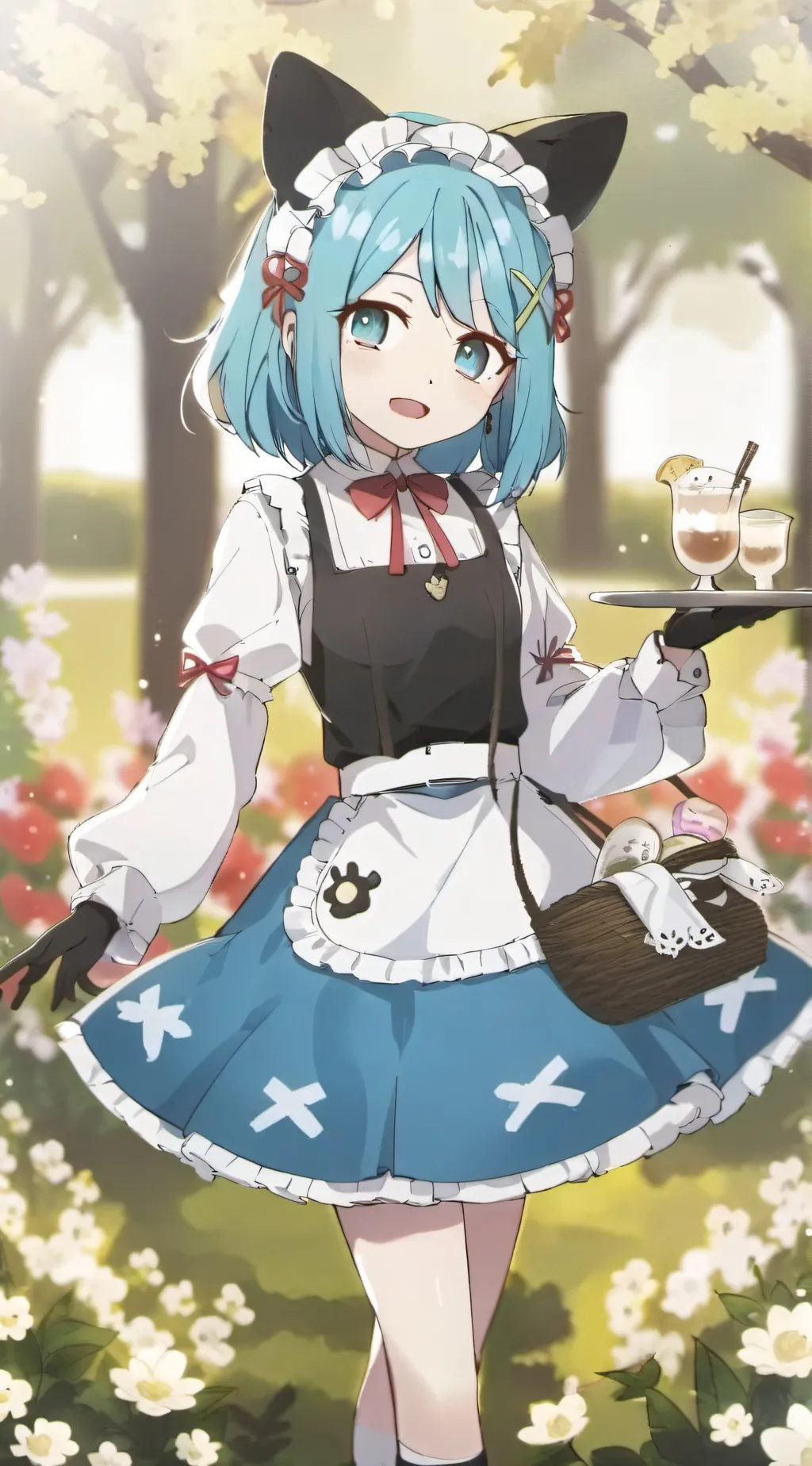 ai character: Miku background