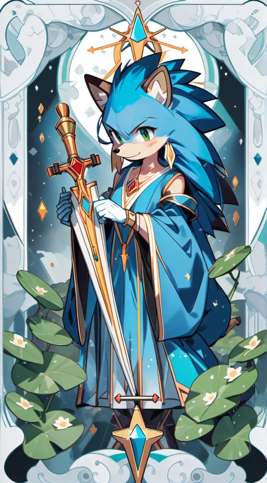 ai character: sonic background