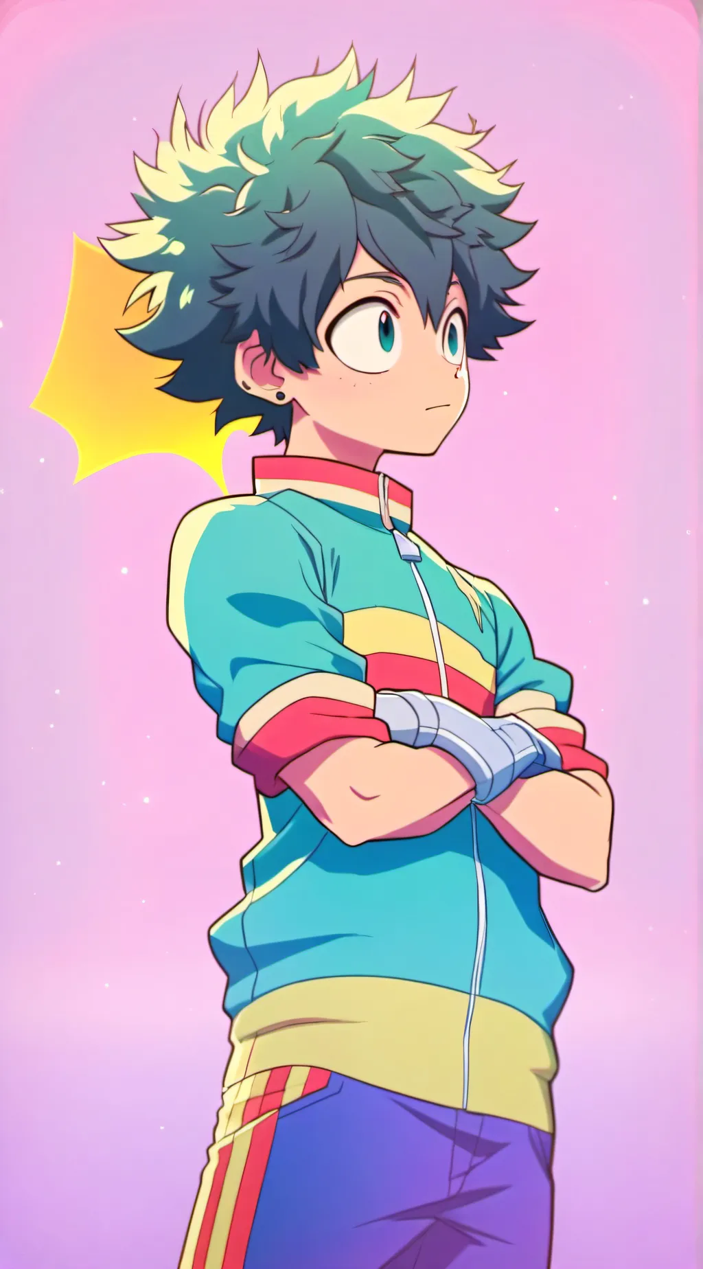 ai character: MHA T OR D background