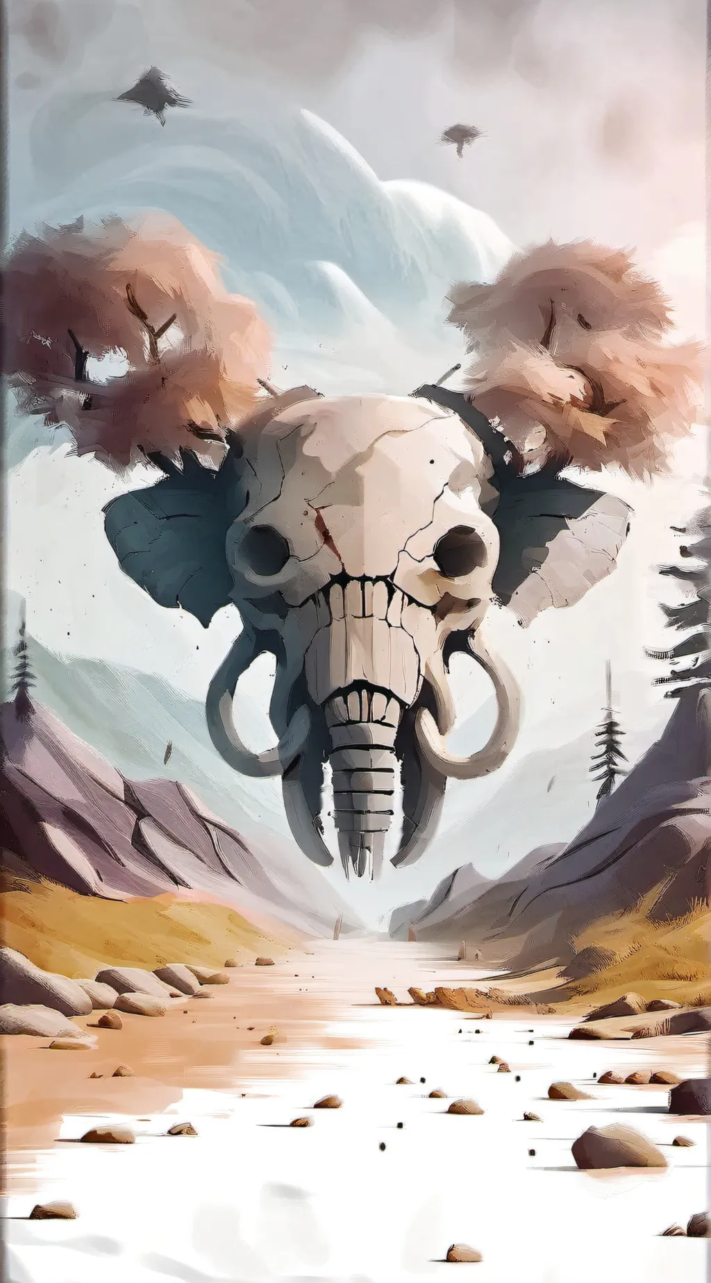 ai character: Undertale background