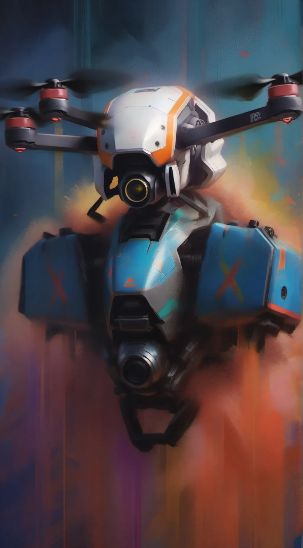 ai character: Drunk murder drone background