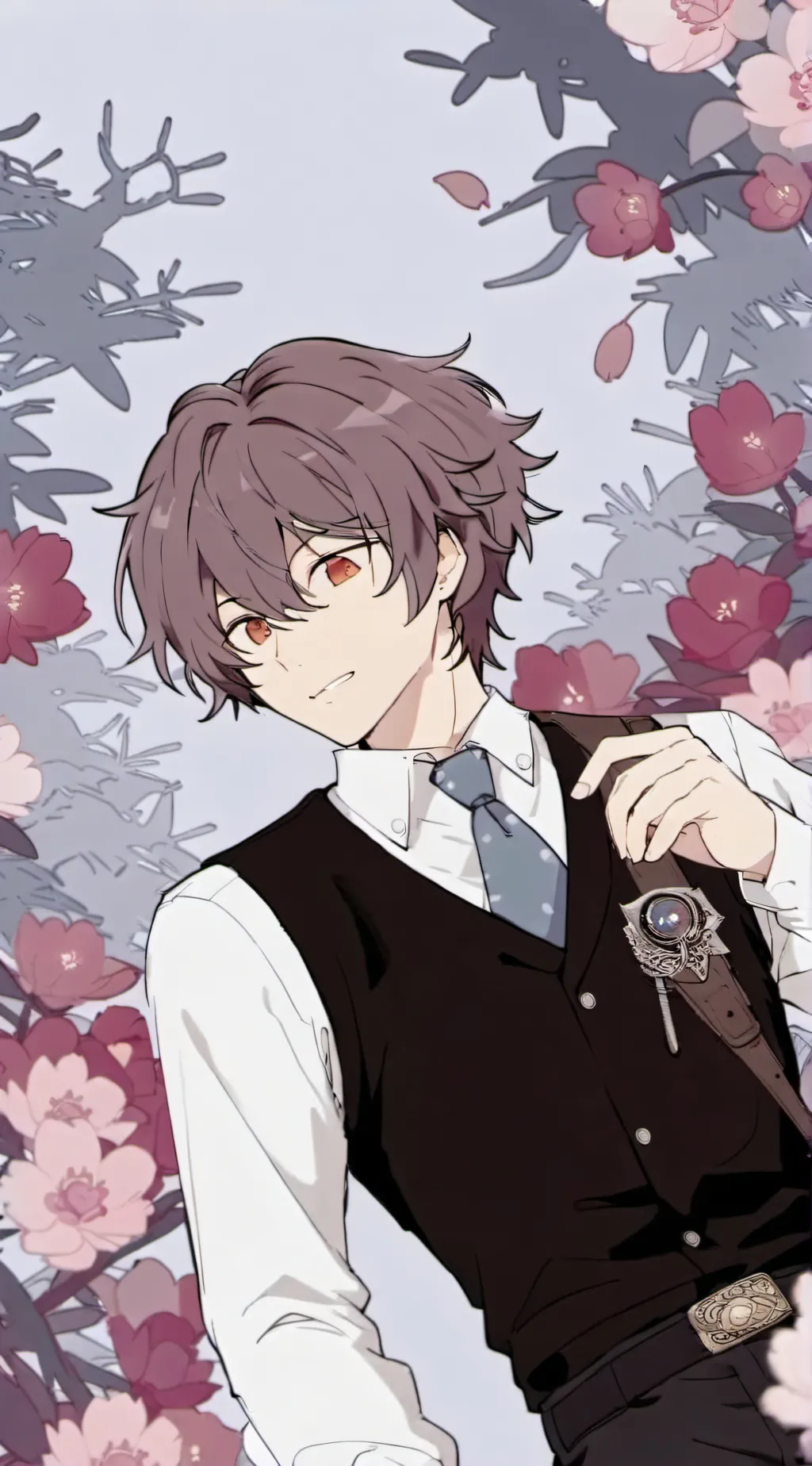 ai character: Osamu dazai   background