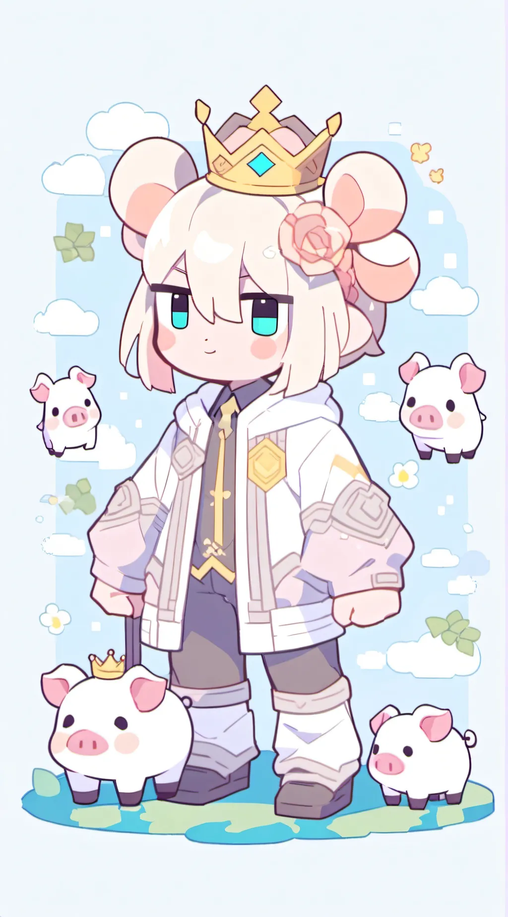 ai character: TECHNOBLADEEEEE background