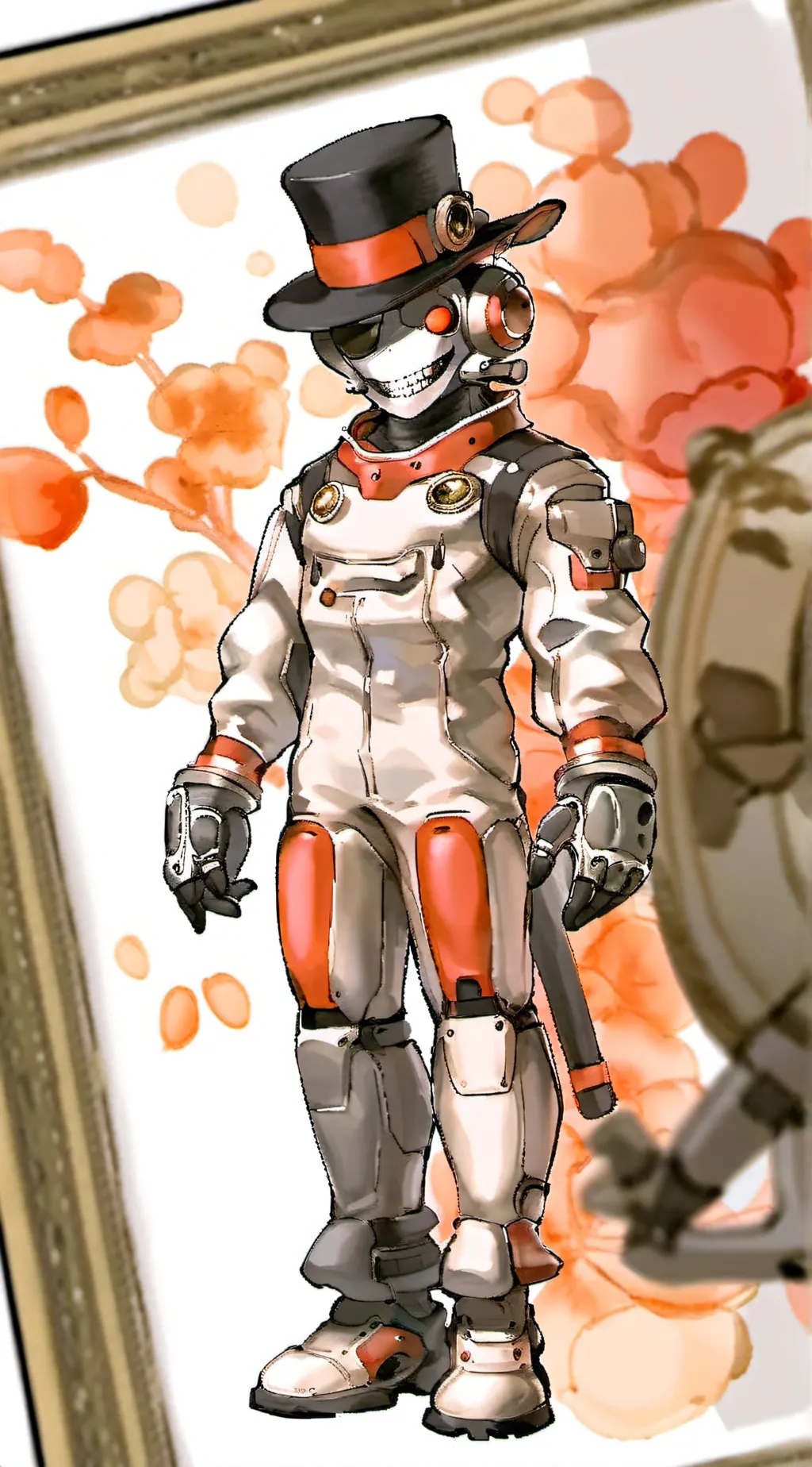 ai character: red among us background