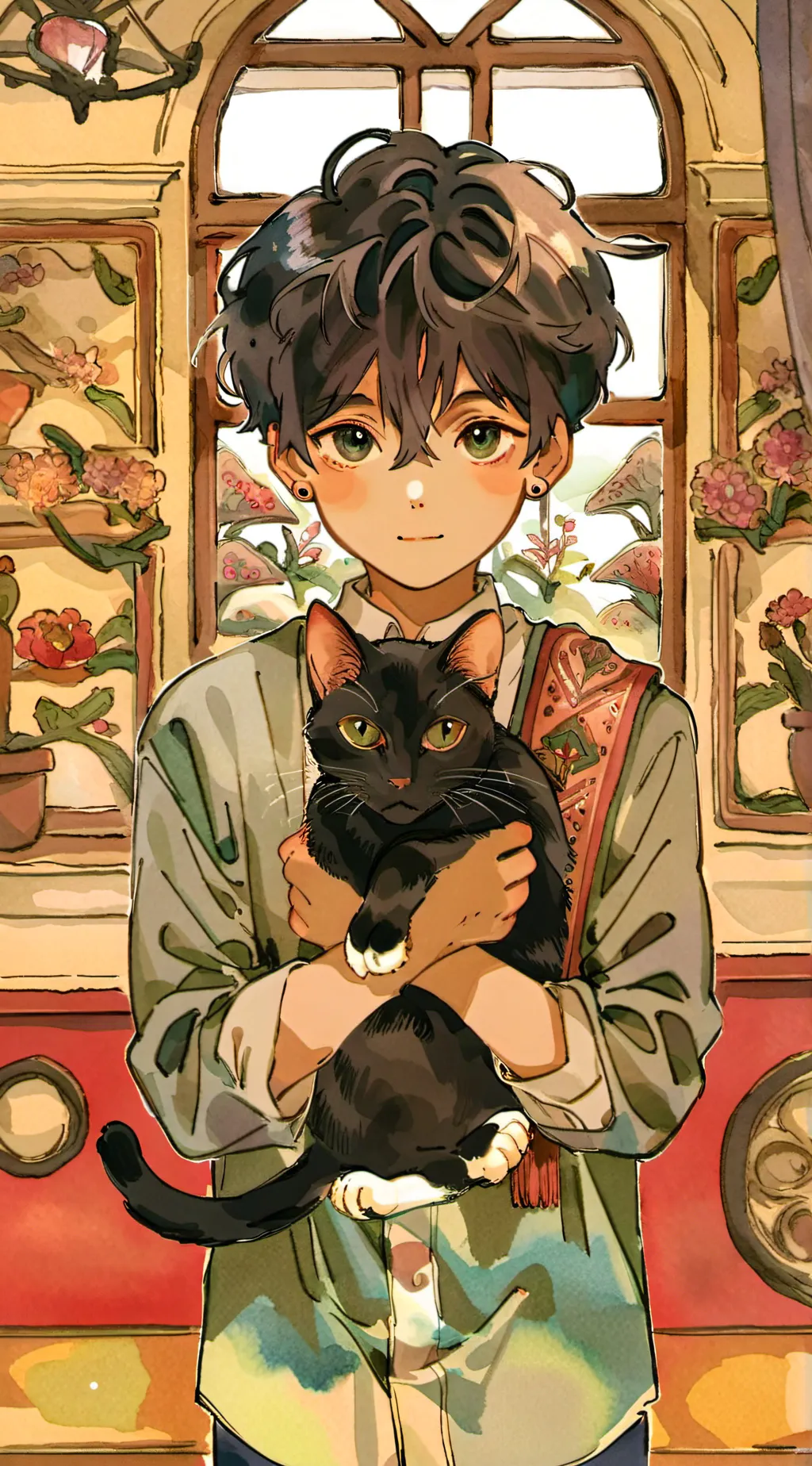 ai character: Mark  background