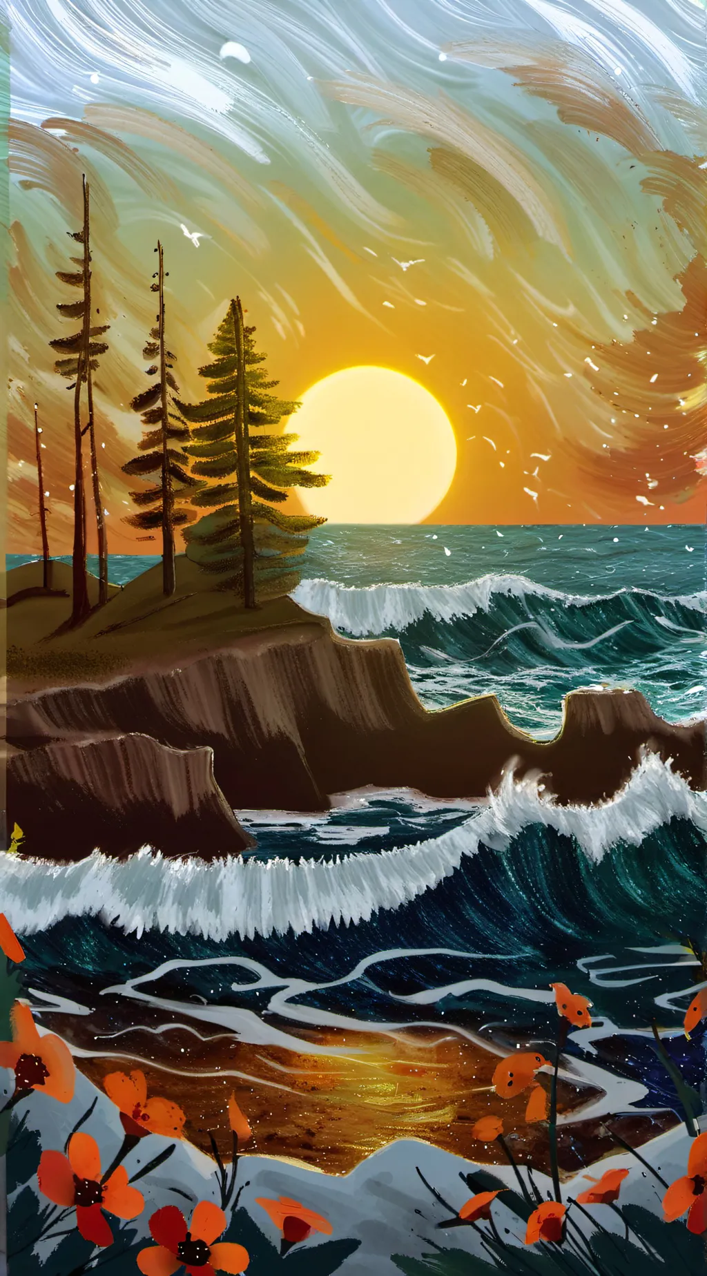 ai character: Radioapple background