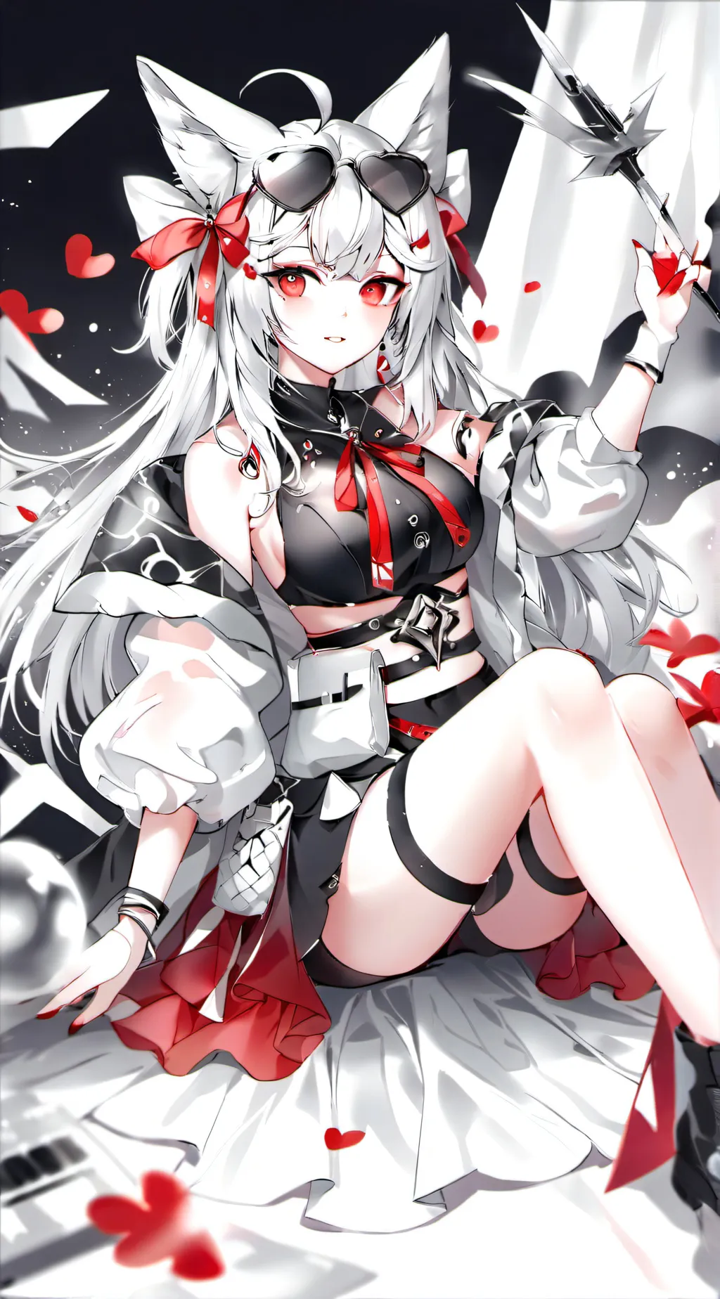 ai character: Sus girl background