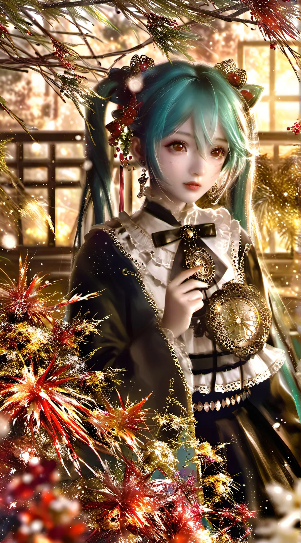 ai character: Miku background