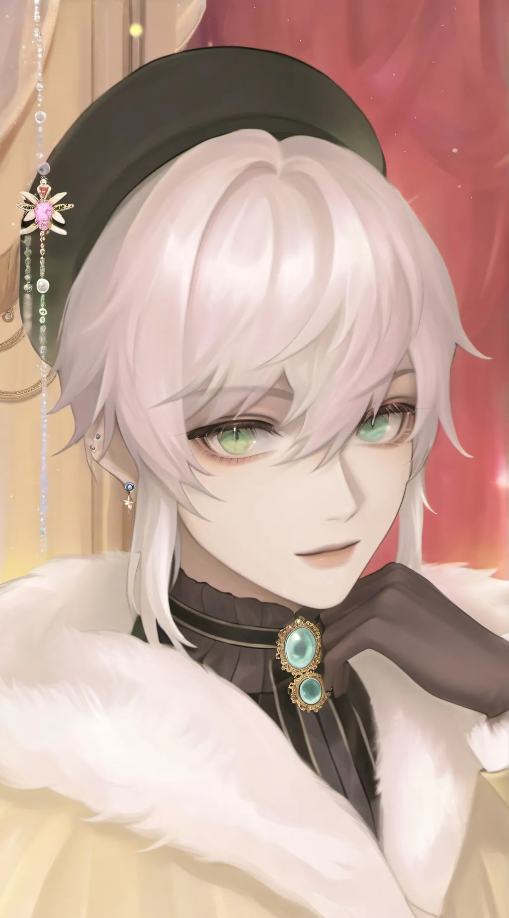 ai character: Sebastian  background