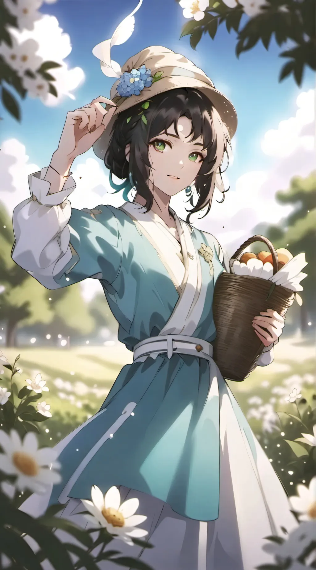 ai character: rosa background