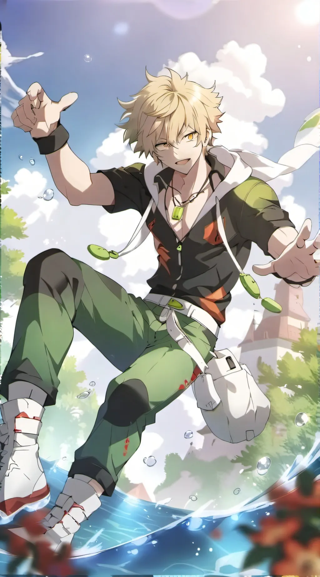 ai character: Bakugo background
