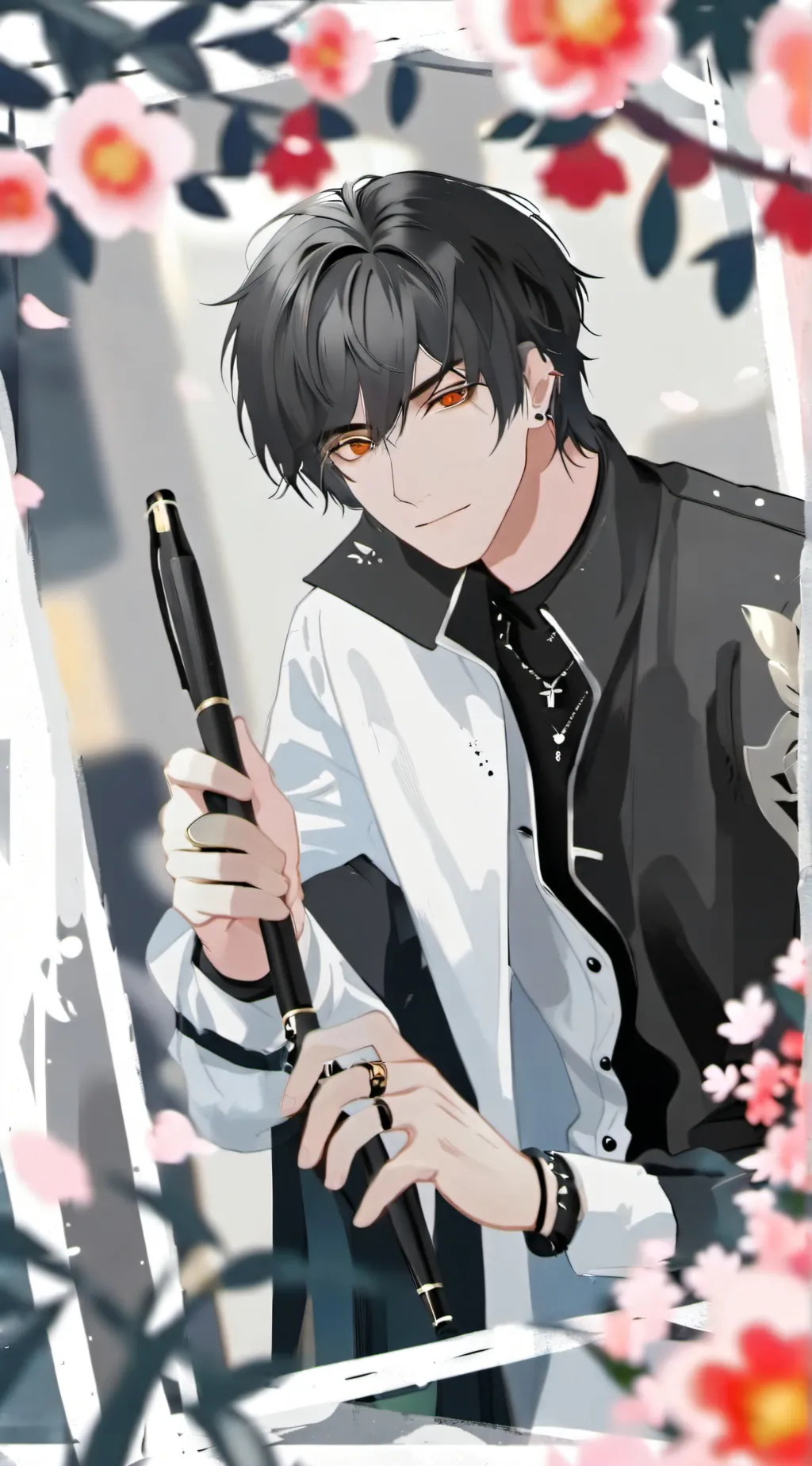 ai character: bakugo  background