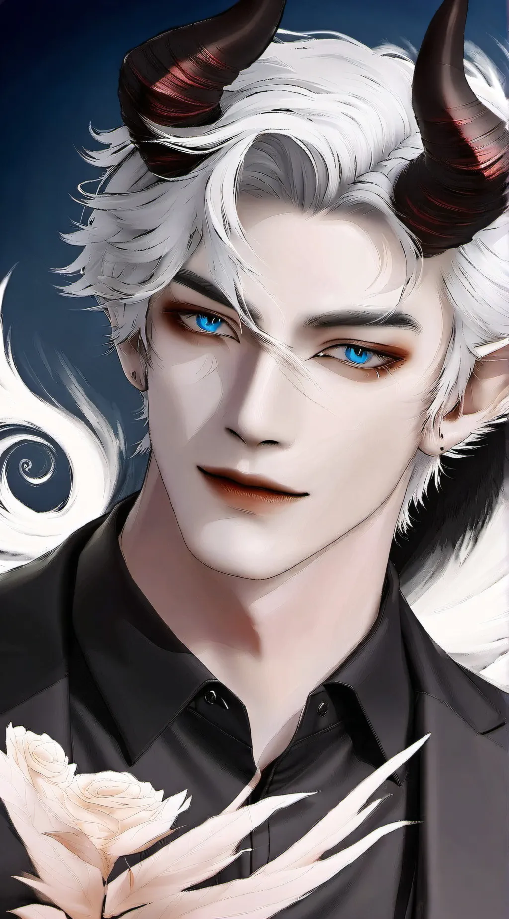 ai character: Andrea  background