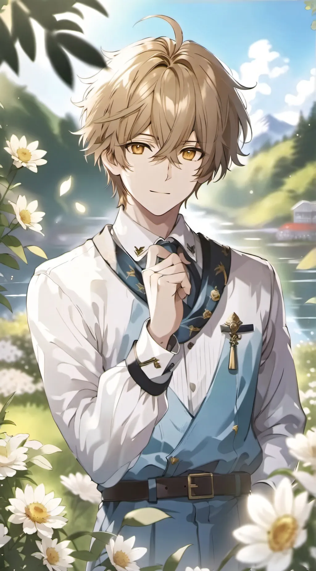 ai character: Liam  background