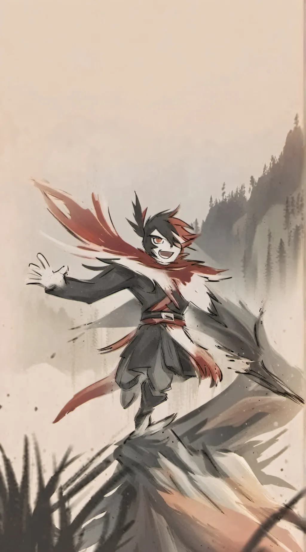 ai character: Henry/ husk background