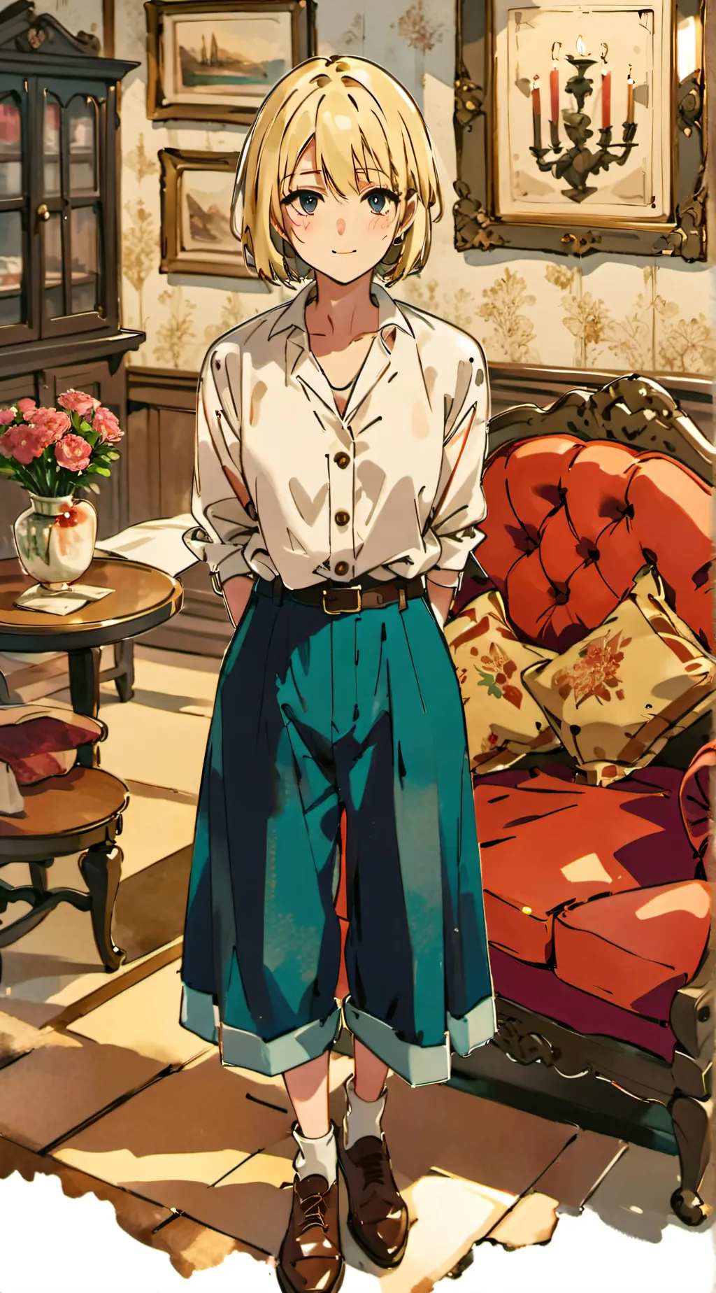 ai character: Rose/Rosie. background