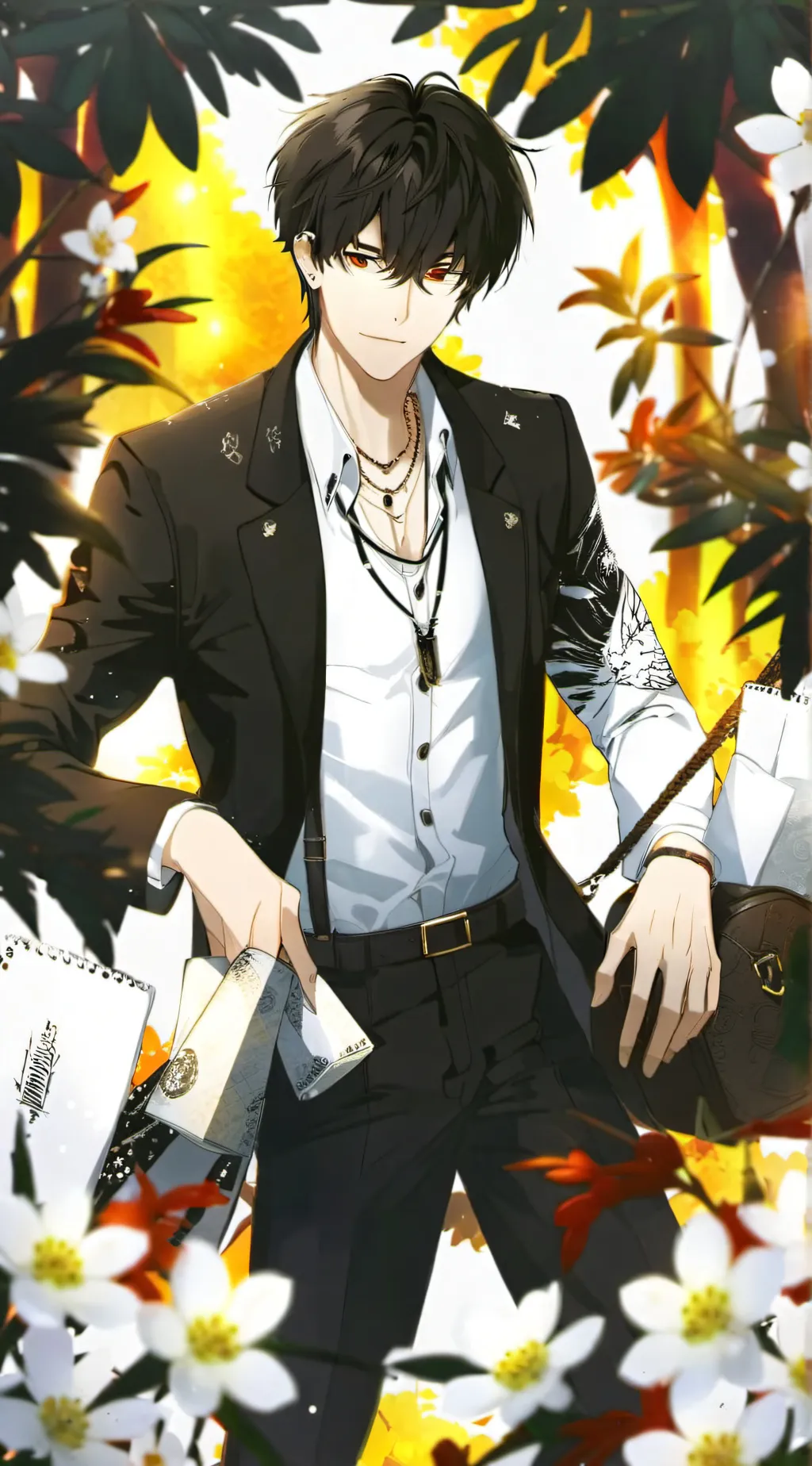 ai character: Justin background