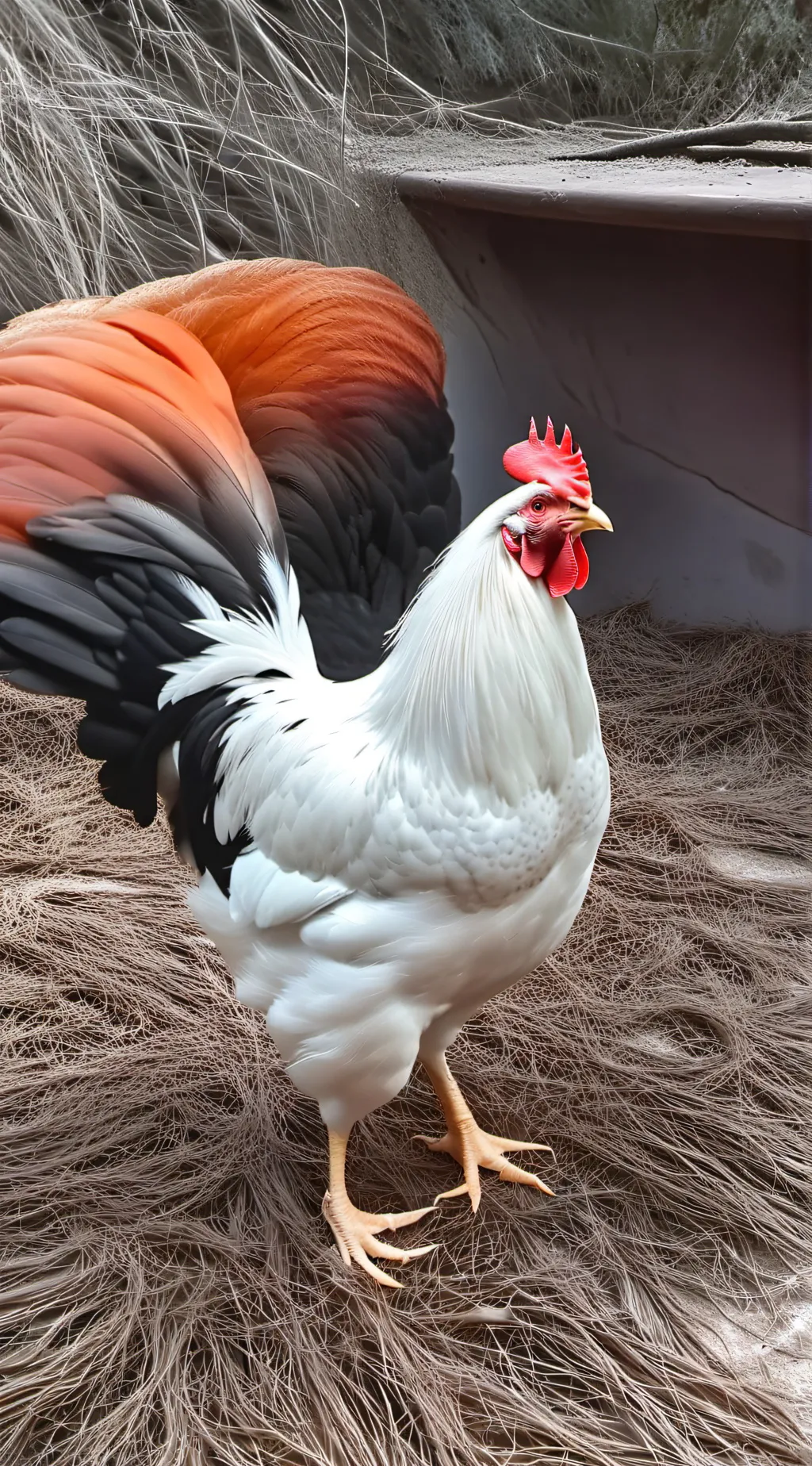 ai character: Jeffrey the chicke background