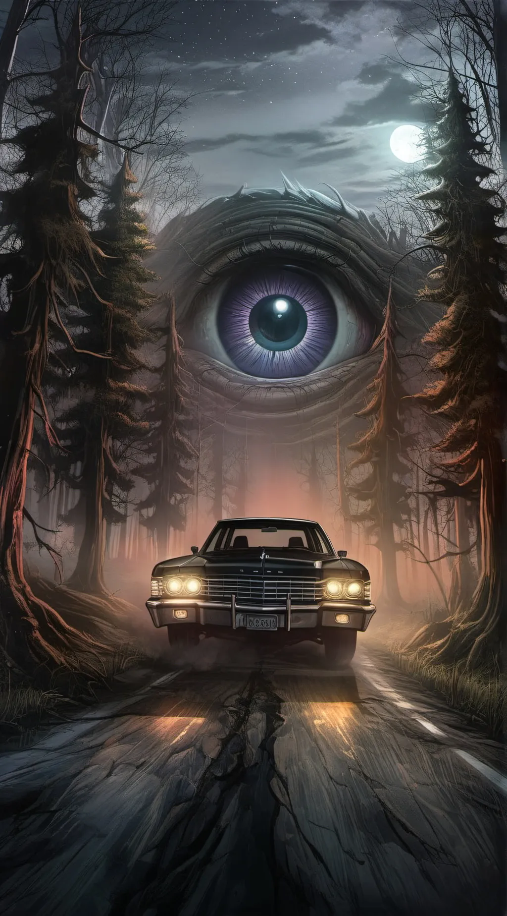 ai character: Abyss of Horror background