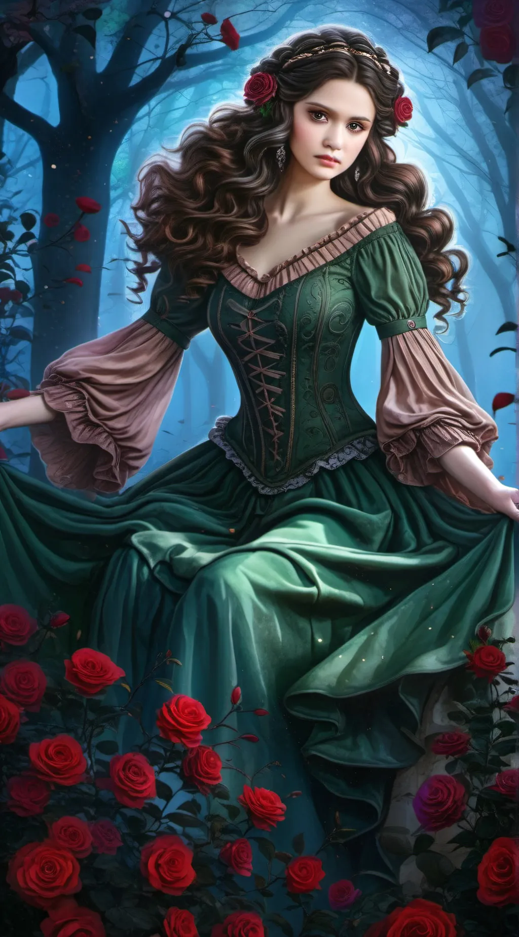 ai character: The Vampire Diarie background