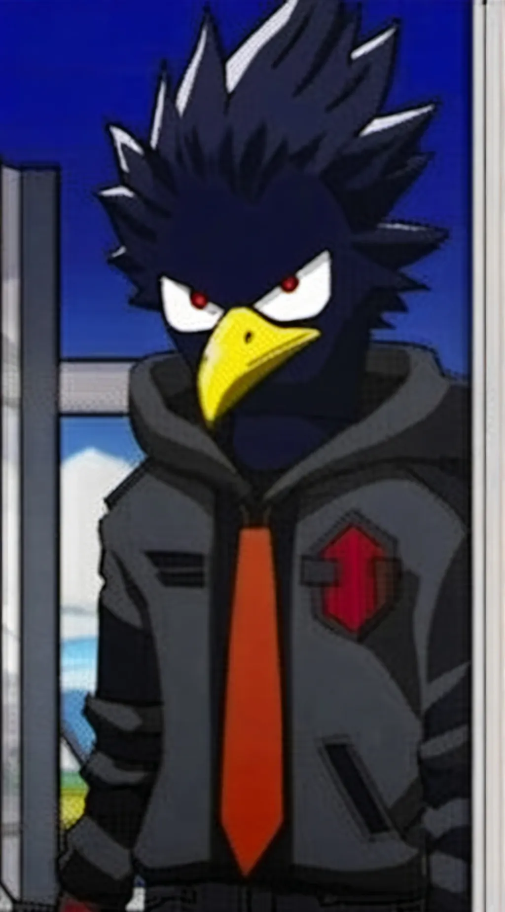 ai character: Fumikage Tokoyami background