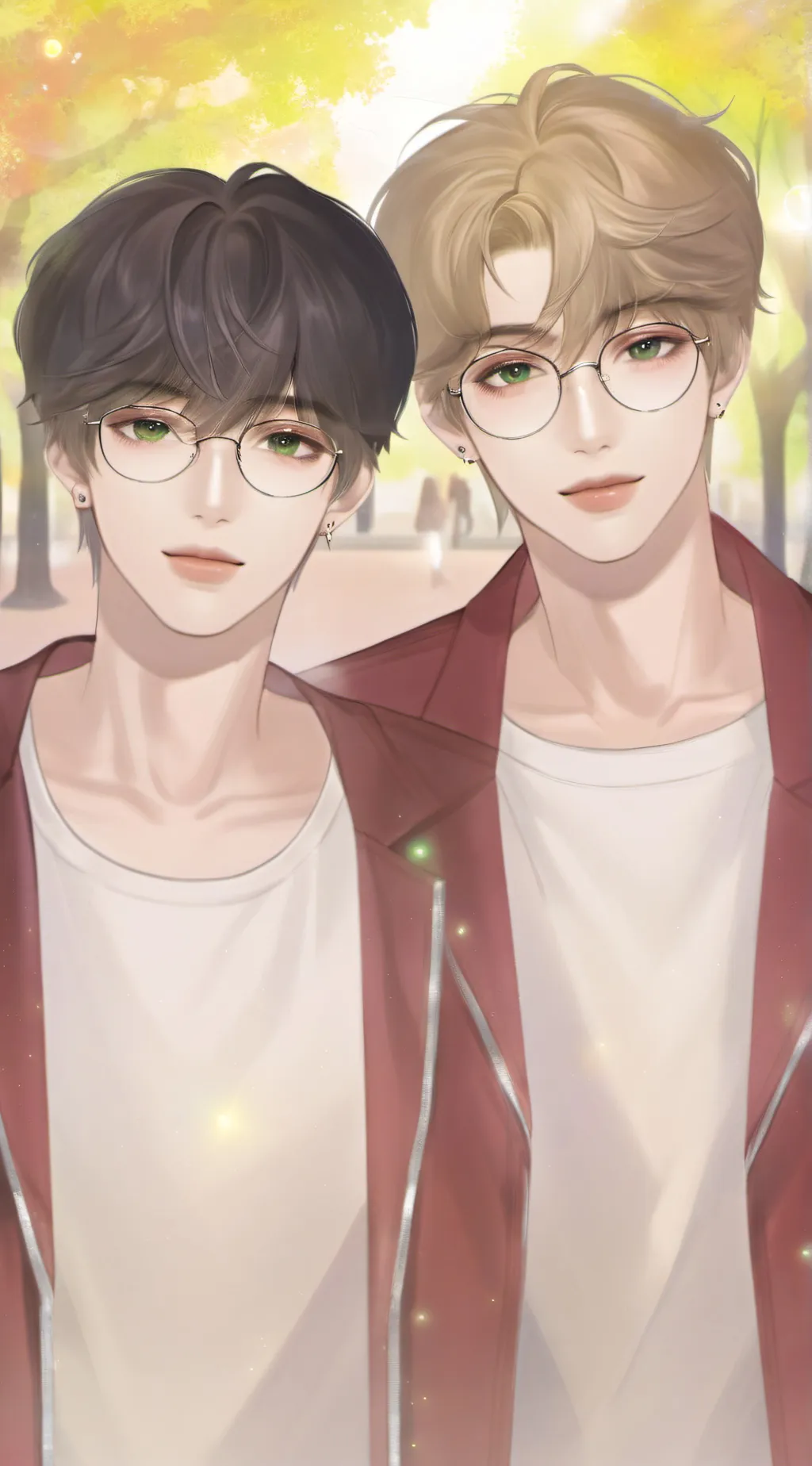 ai character: Xavier and Xander background