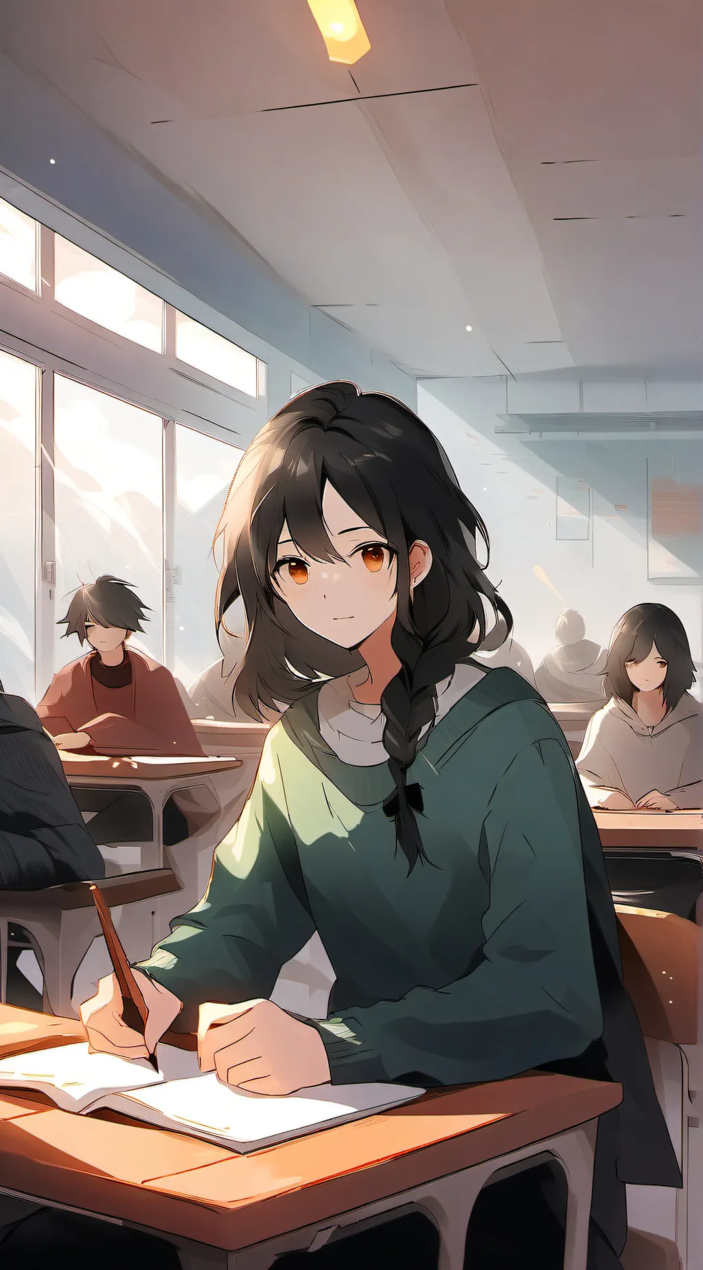 ai character: mha new principal  background