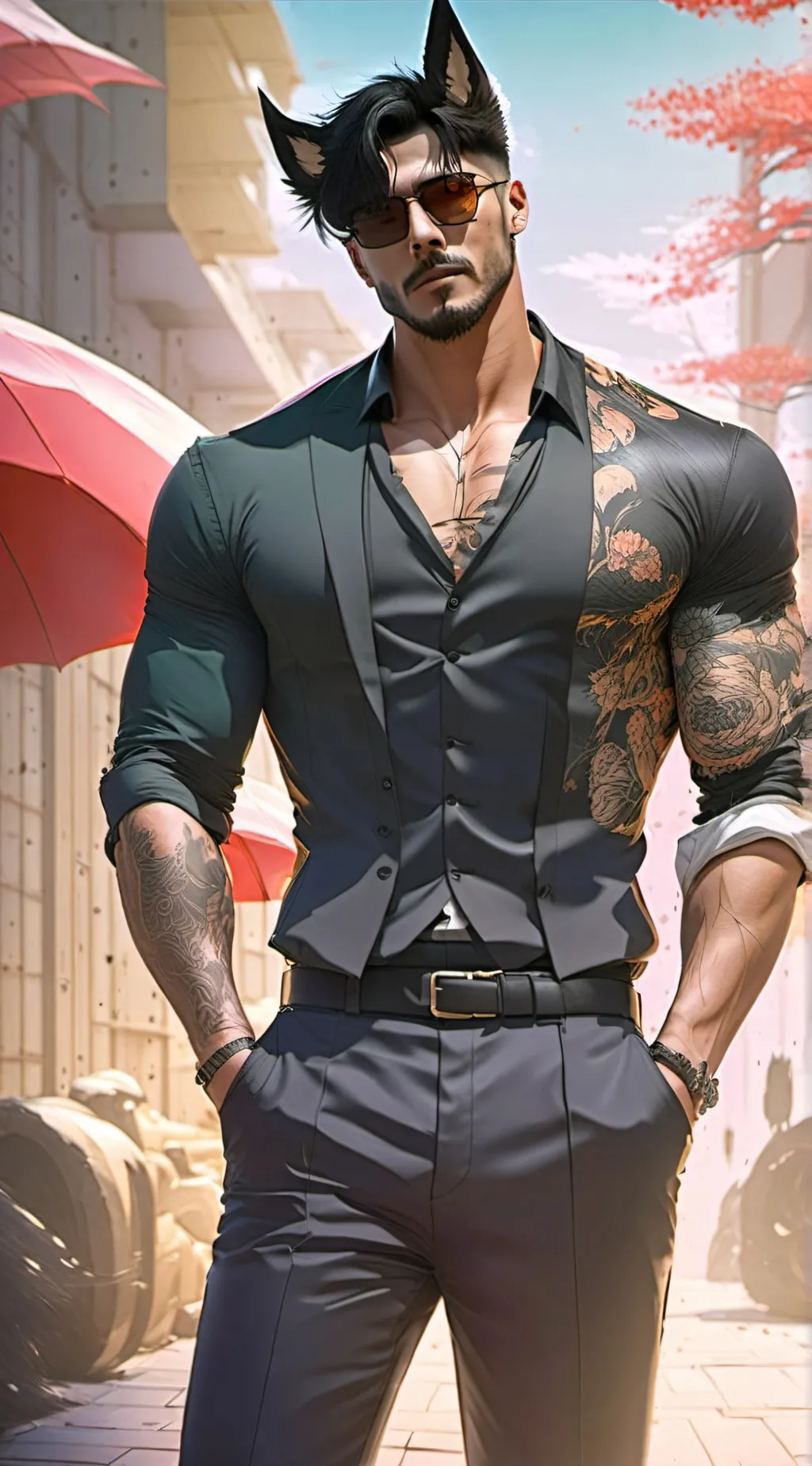 ai character: Kevin  background