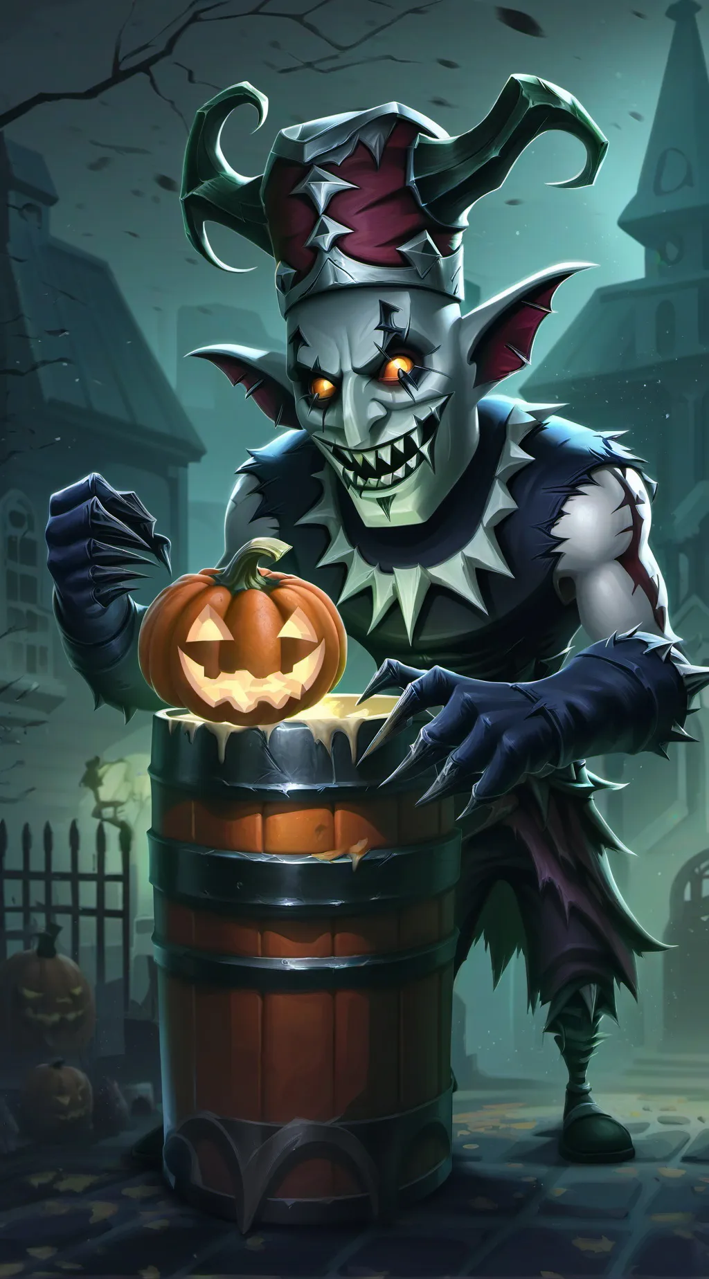 ai character: Harlequin Demon  background