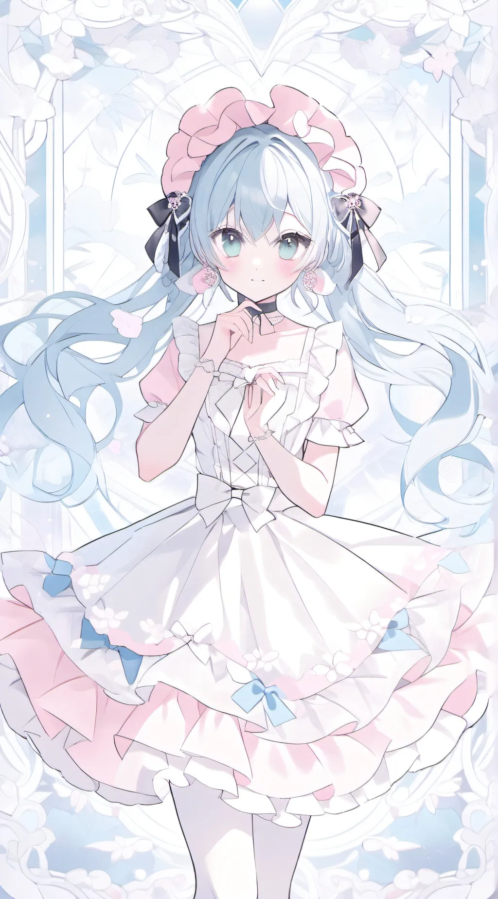 ai character: rain background