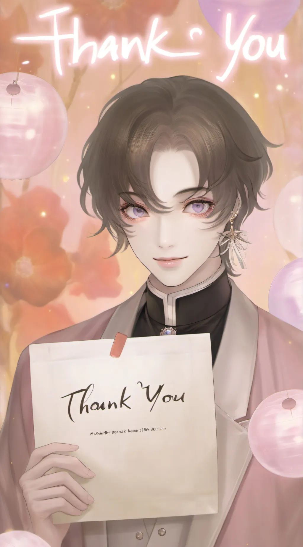 ai character: A gift background