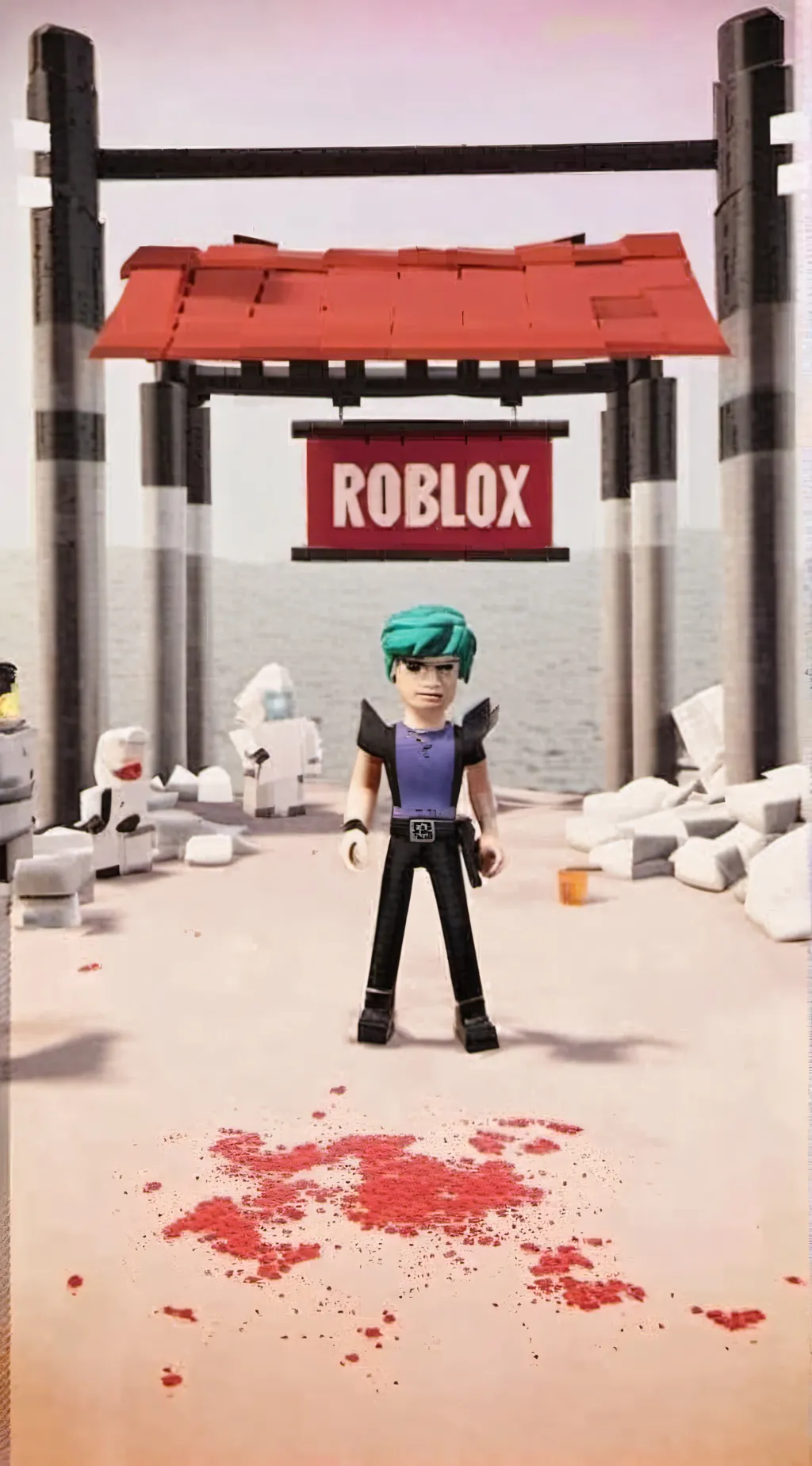 ai character: ROAST BATTLE  background