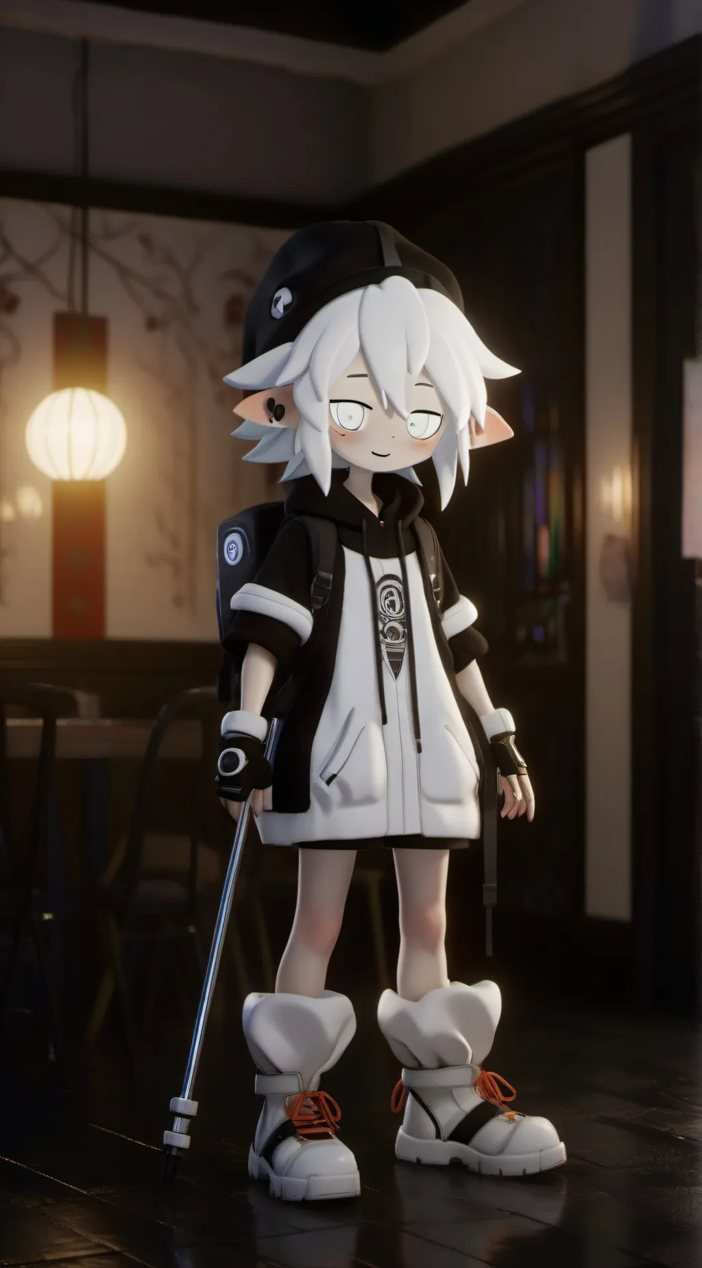 ai character: Engel (after)  background