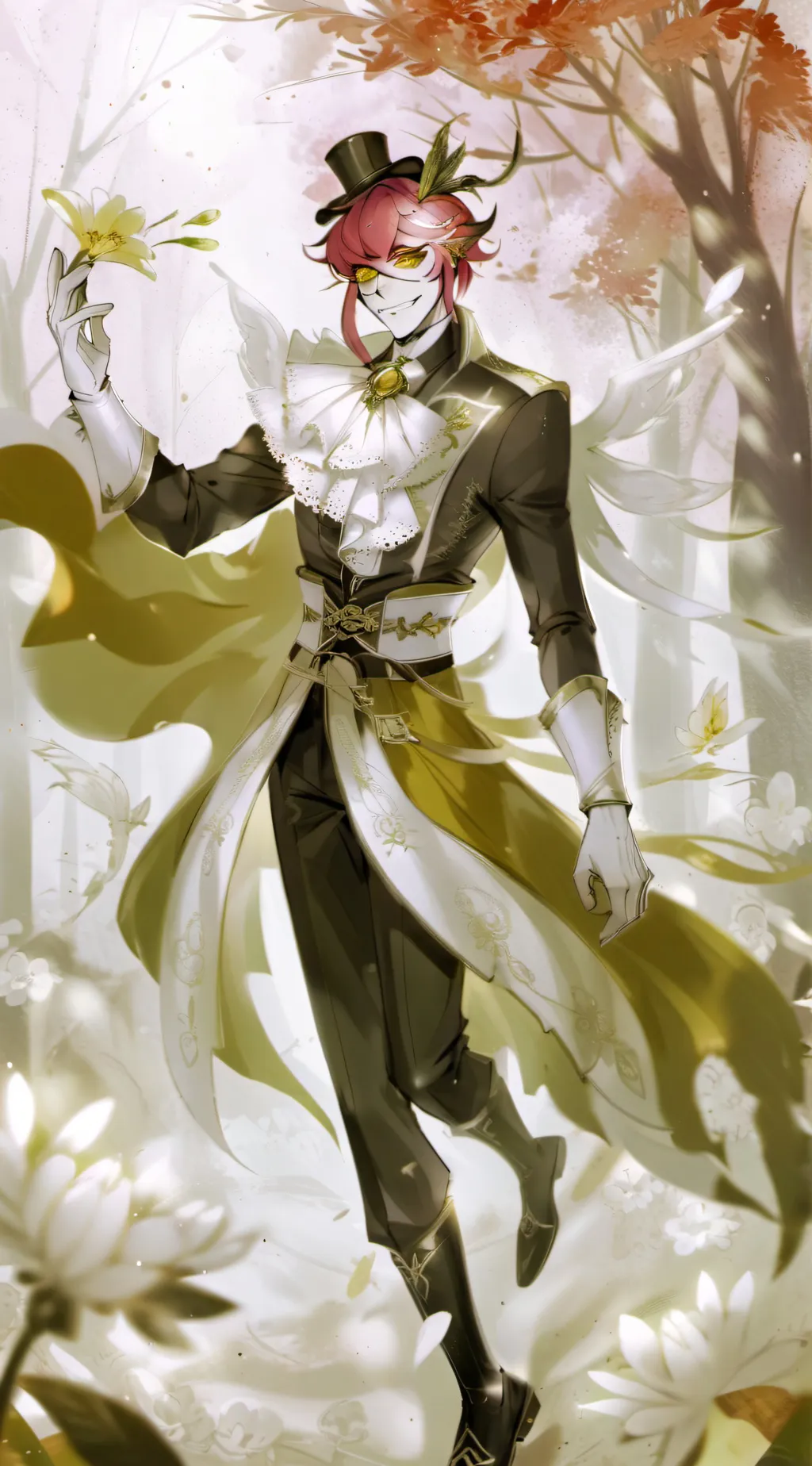 ai character: Alastor in RUT background