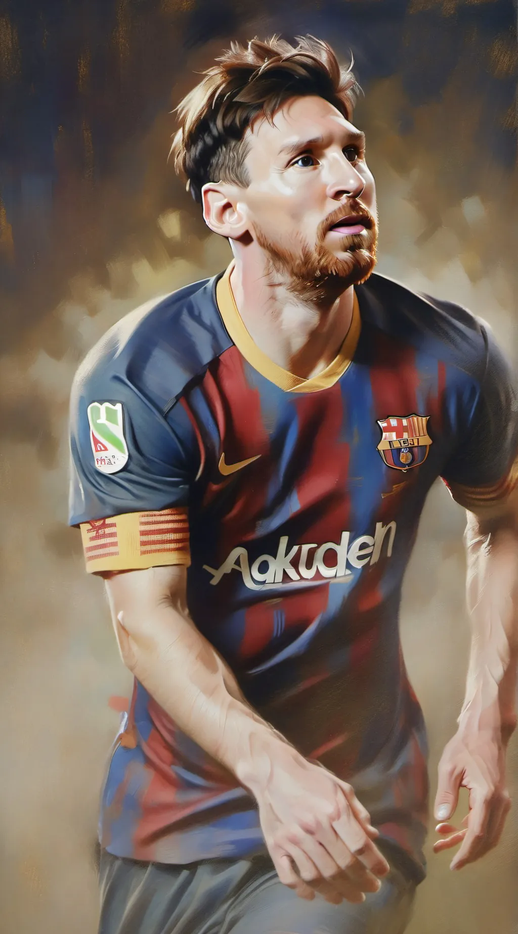 ai character: Messi background