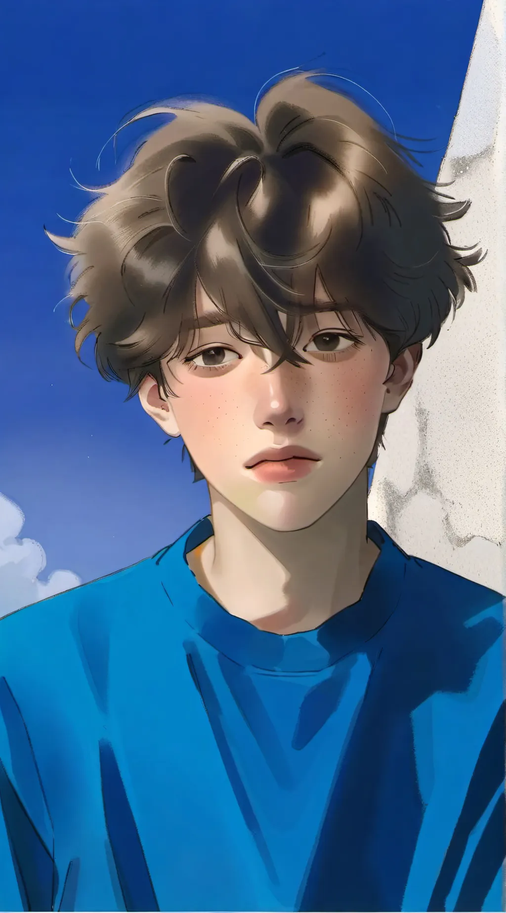 ai character: Mha new boy background