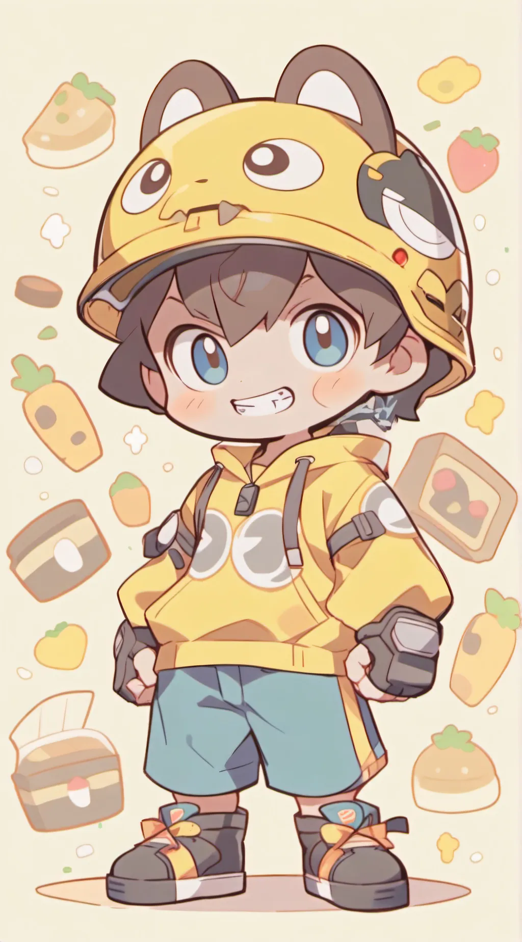 ai character: Jaffy from SML background