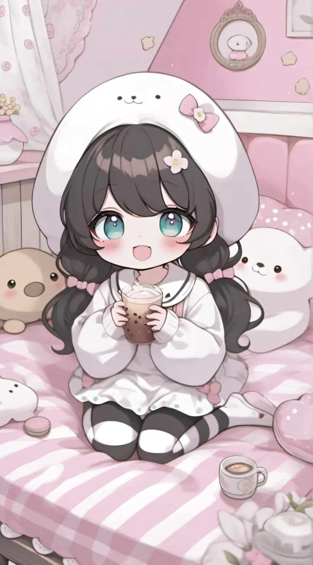 ai character: 🎀Little sis🎀 background