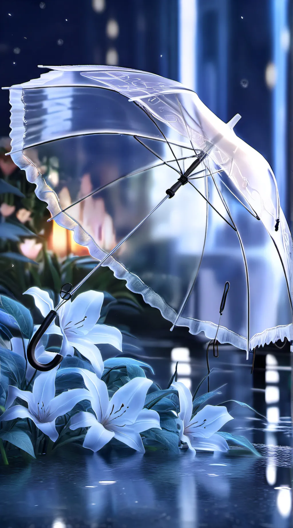 ai character: Umbrella academy  background