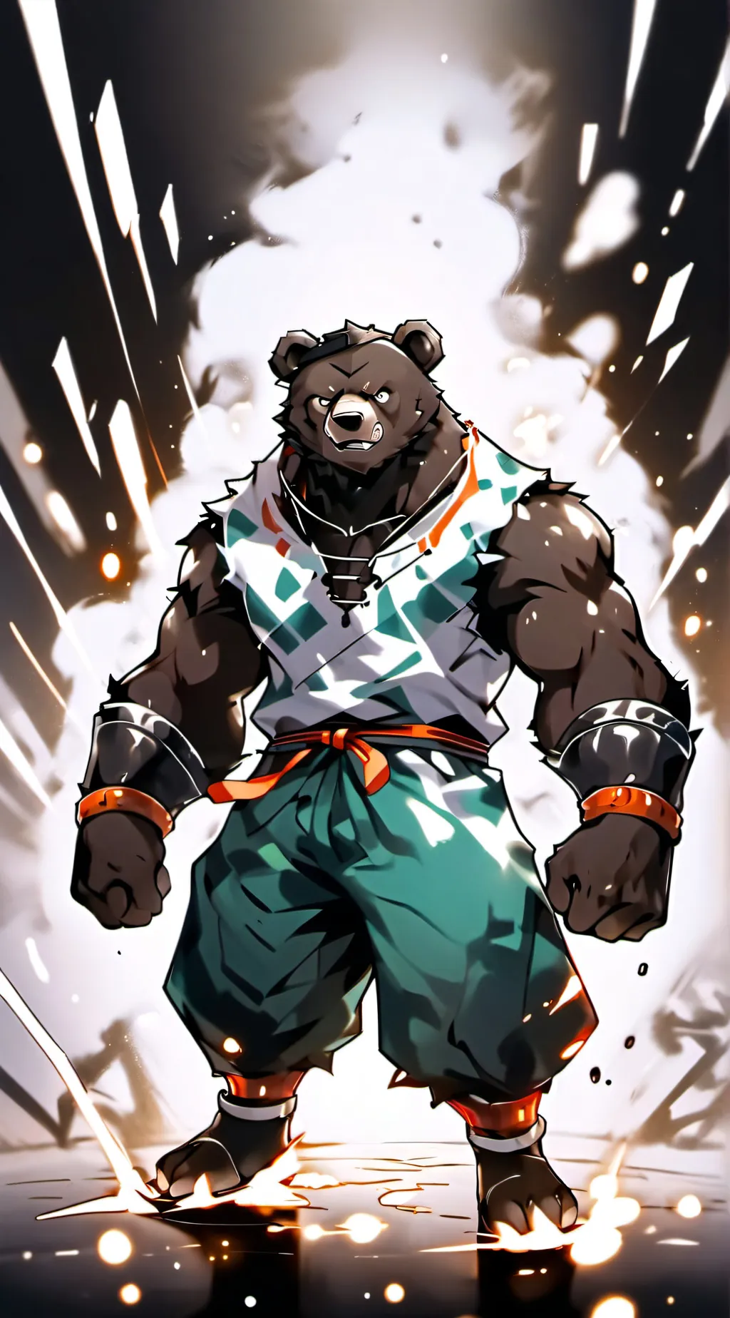 ai character: drop bear  background