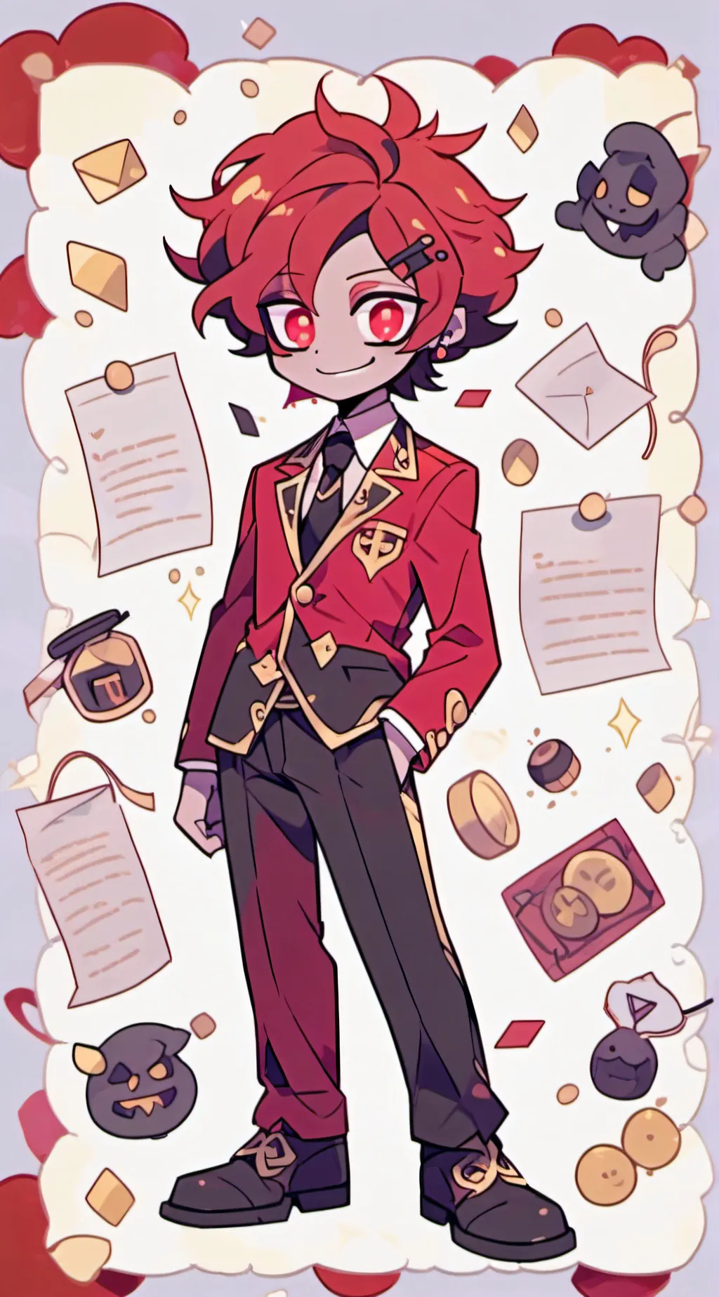 ai character: ⇲ RADIOAPPLE ⇱ background