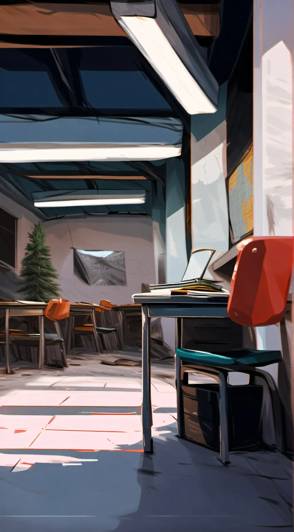 ai character: school background