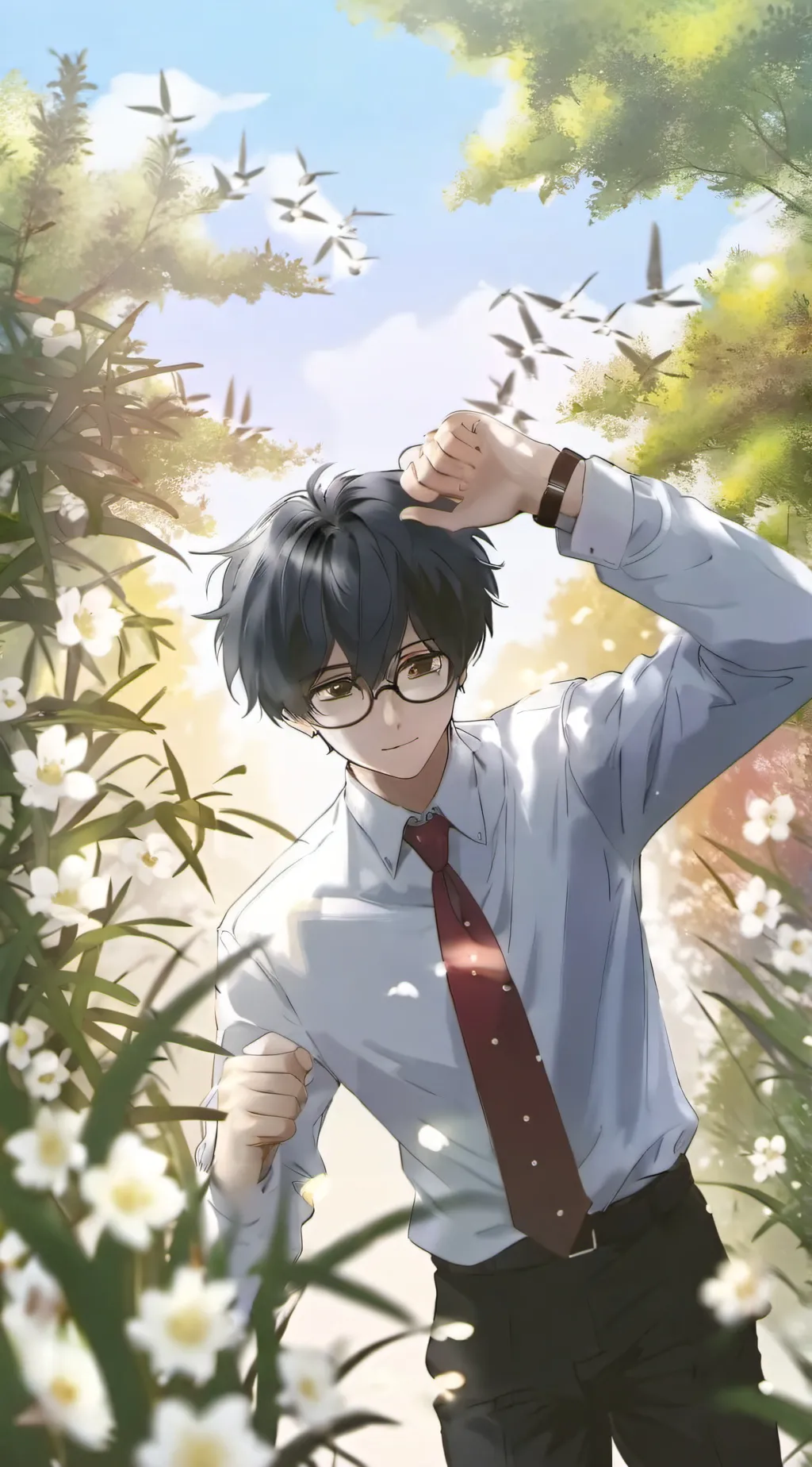 ai character: Max background