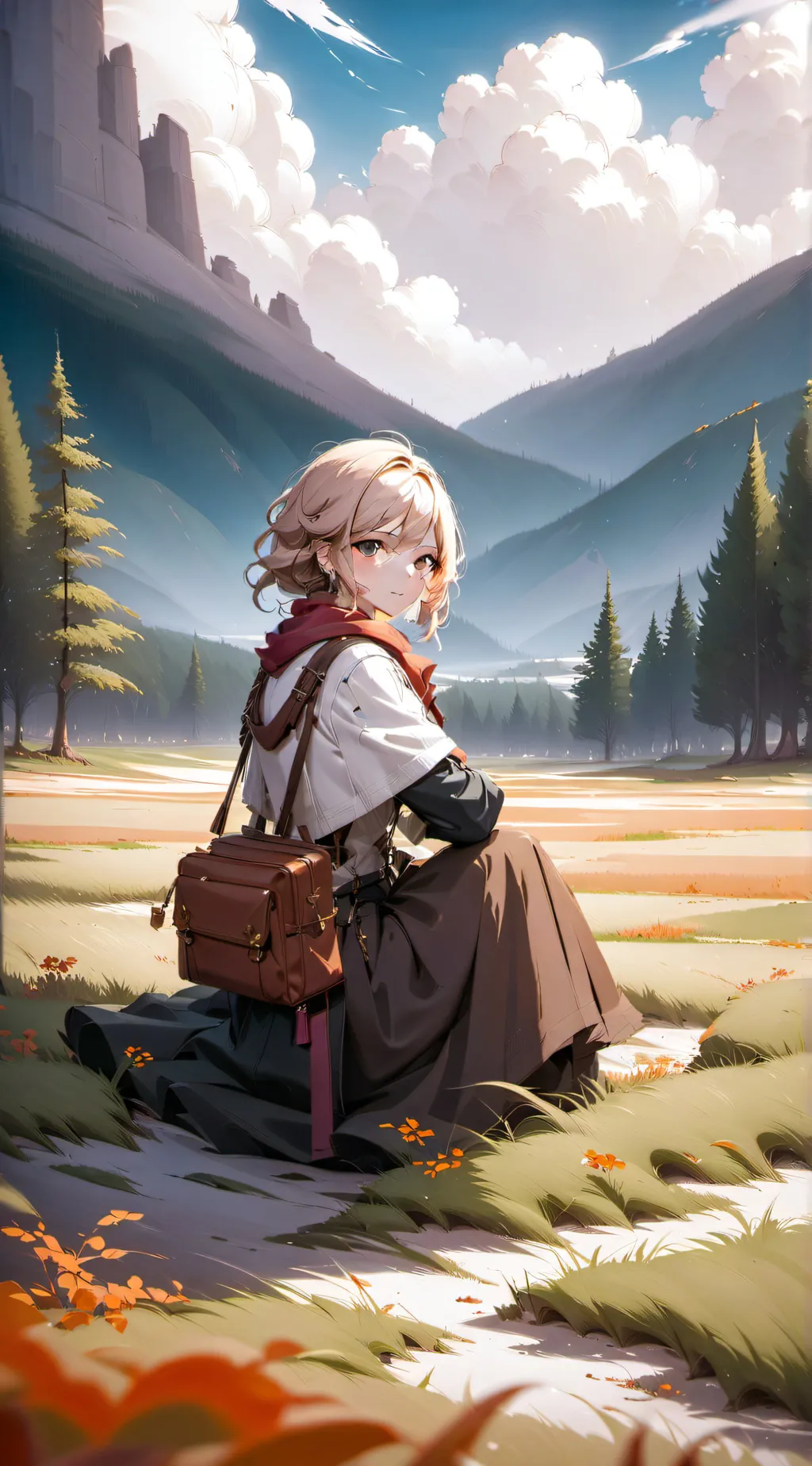 ai character: Andrea  background