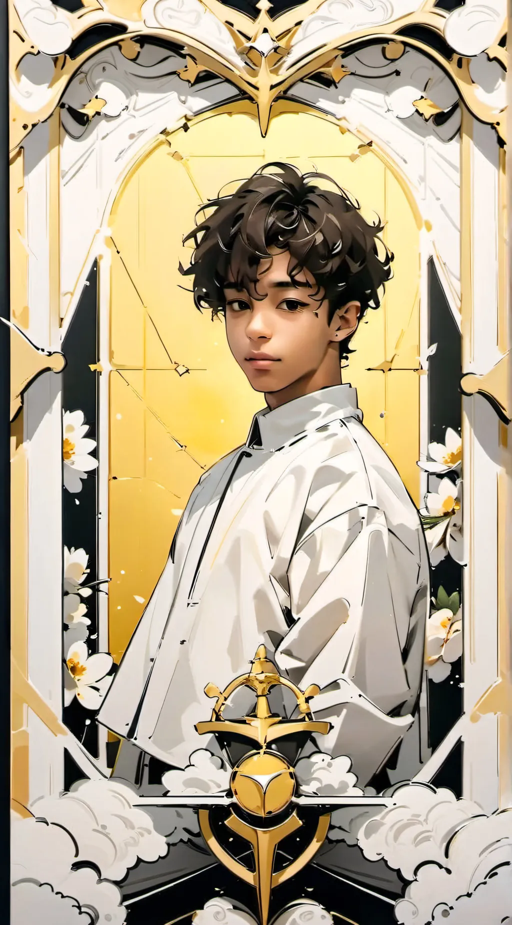 ai character: Damian  background