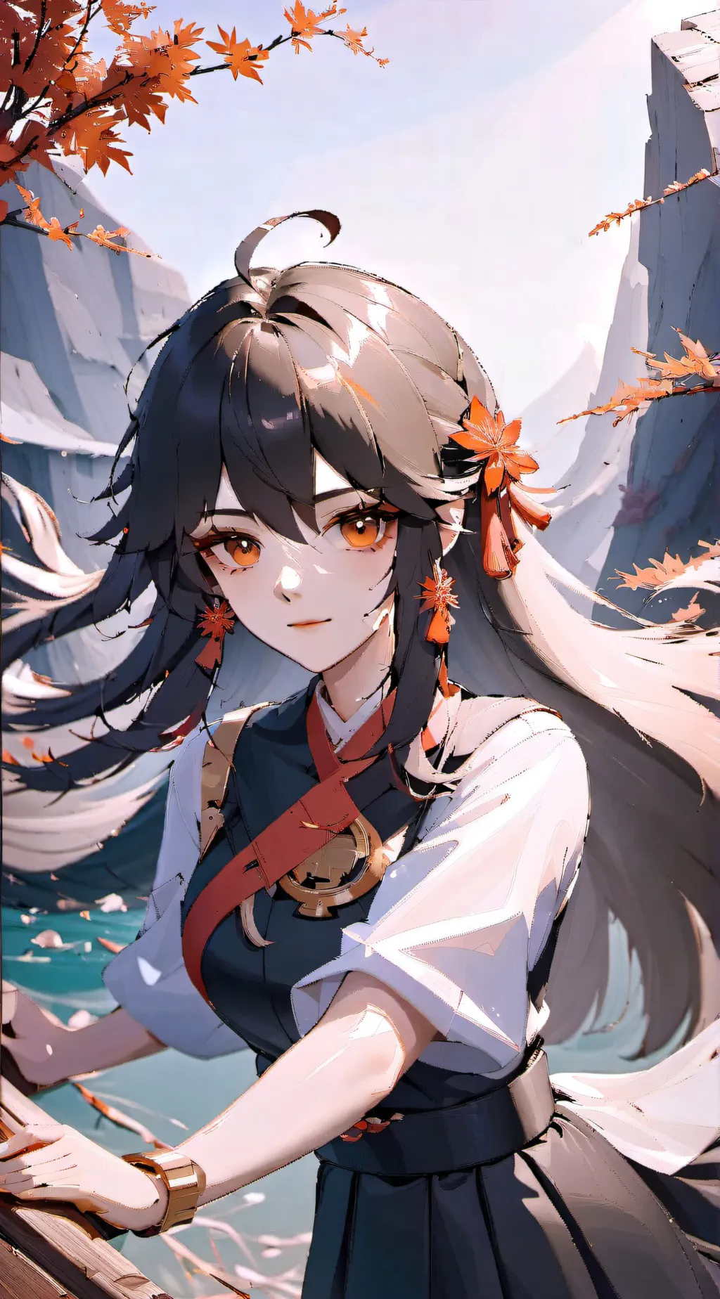 ai character: Douma & Akaza Cats background