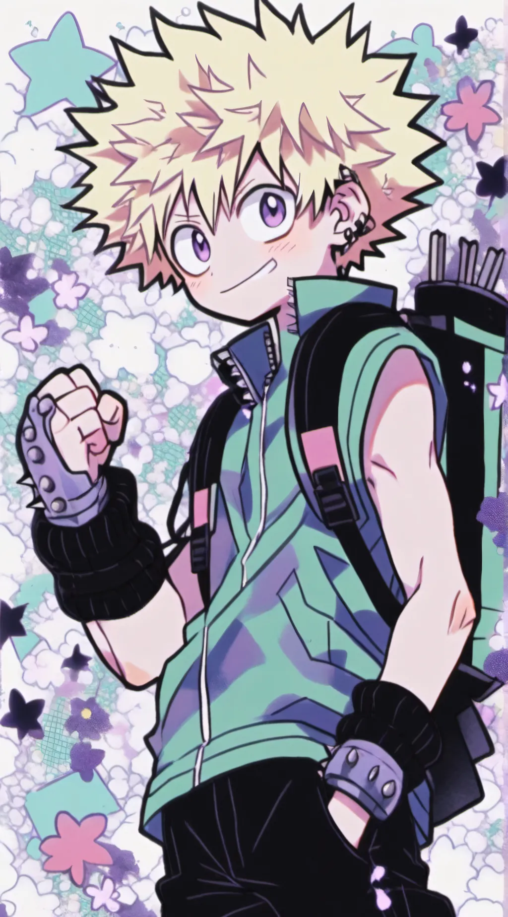 ai character: bakugo background
