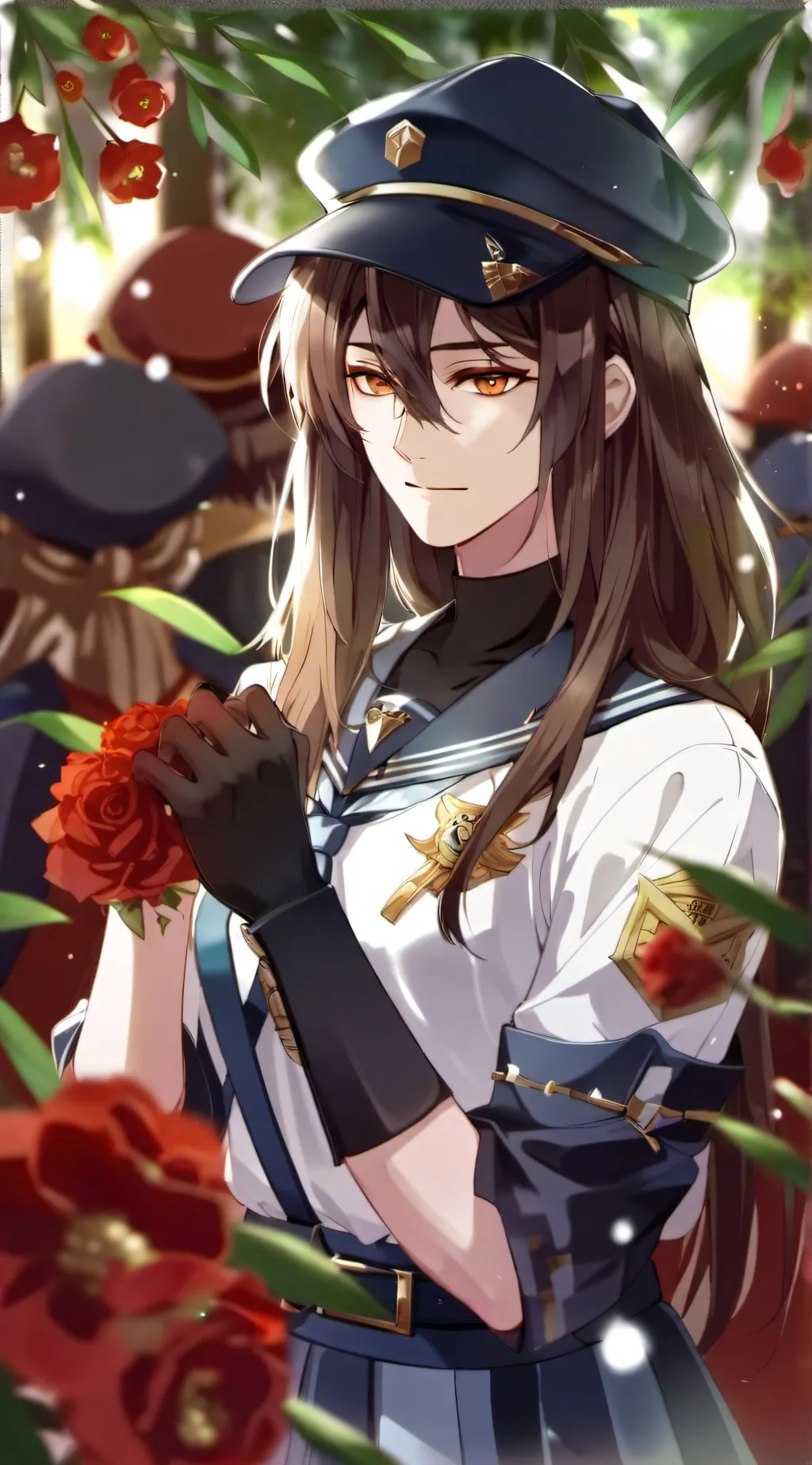 ai character: MHAhero commission background