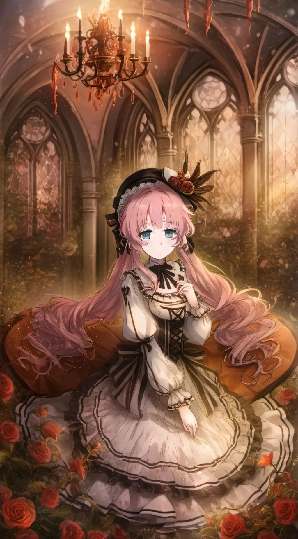 ai character: KNY SLEEPOVER background