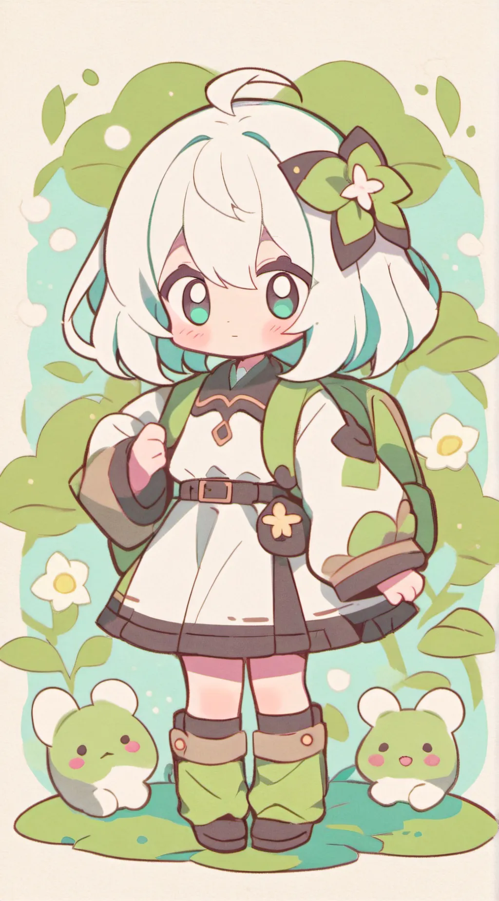 ai character: Ella  background